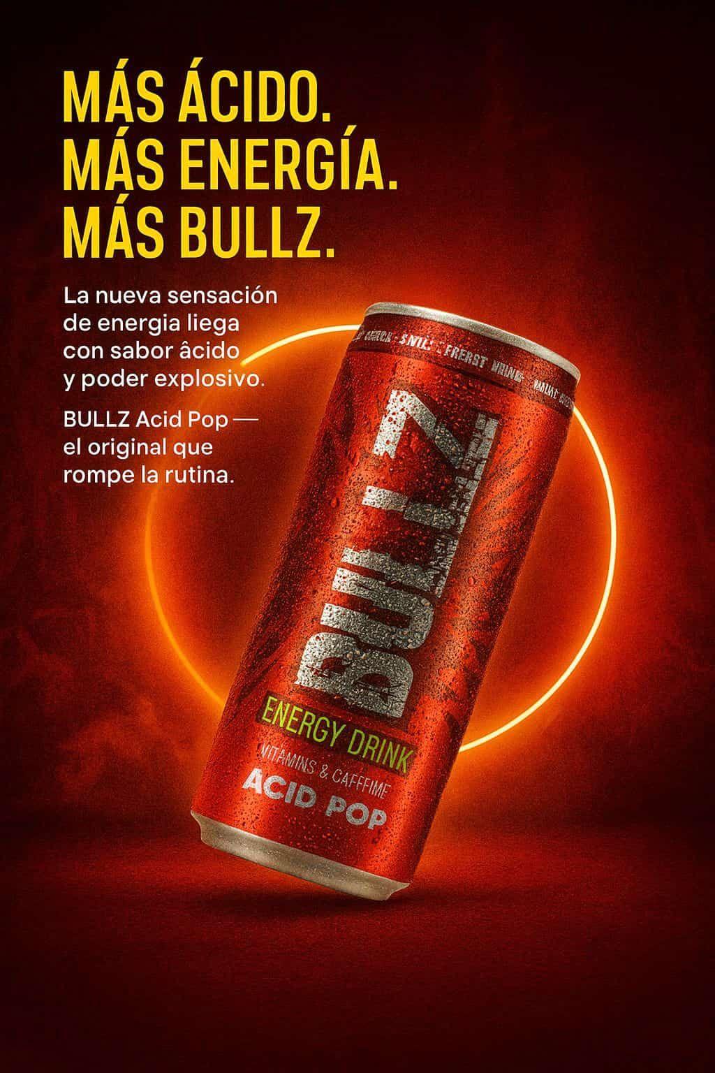 Bullz Energy Drink Acid Pop 250ml