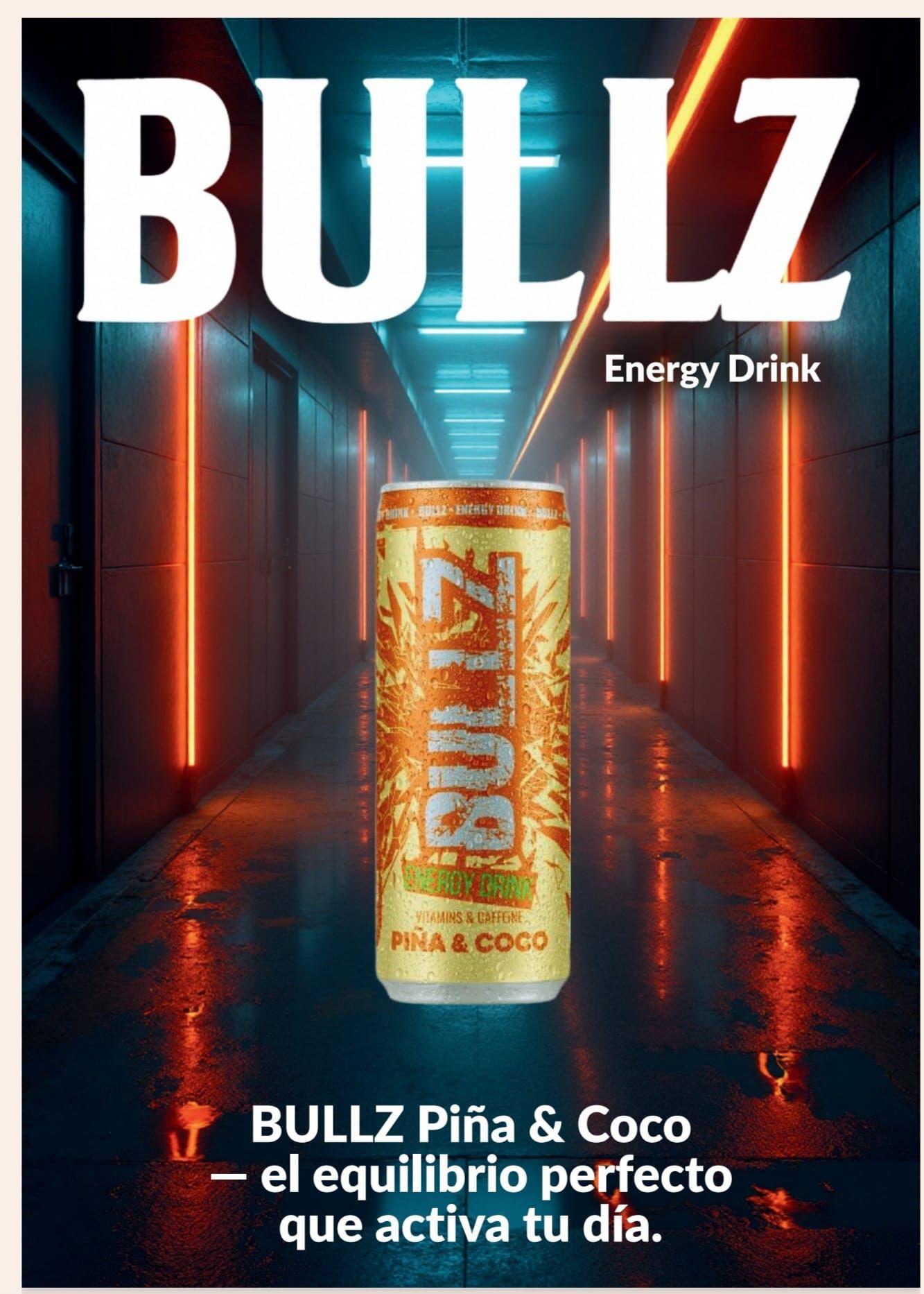 Bullz Energy Drink Piña & Coco 250ml