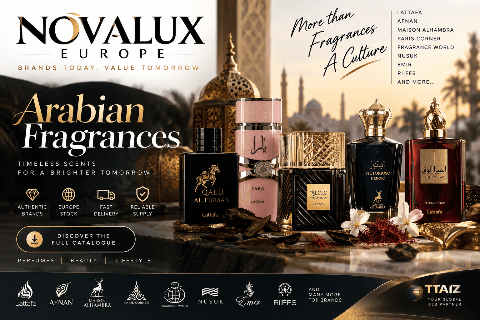 Arabian Perfumes – Mixed Wholesale Stock Europe
